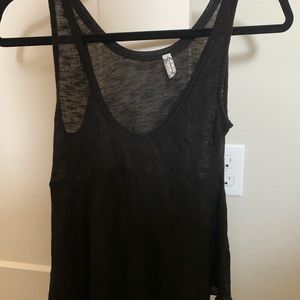 Black free people tank top